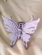 Nalvion Lavender Matte Butterfly Hair Claw Clip – Strong Grip | Korean Aesthetic | Premium Finish