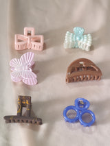 Nalvion Trendy Hair Claw Clips – Bow, Butterfly & Designer Collection