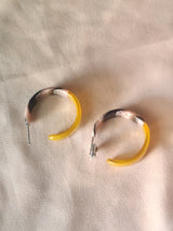 Sunset Glow Gradient Hoop Earrings