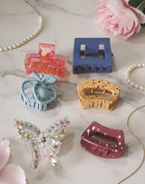 Premium Colorful Hair Claw Clips for Women – Strong Grip | Daily Wear