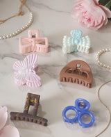 Nalvion Trendy Hair Claw Clips – Bow, Butterfly & Designer Collection