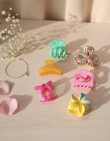 Nalvion ColorPop Hair Claw Collection – Trendy & Strong Grip Clips