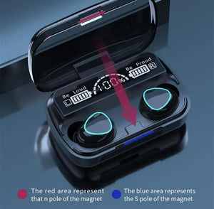 TWS 5.1 Wireless Earbuds – Fast Charging, Long Battery & Smart Touch Control