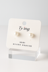 ✨ NALVION – Classic 925 Pearl Stud Earrings