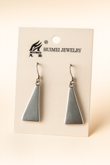 Minimalist Silver Geometric Drop Earrings — Modern, Sleek & Effortlessly Stylish
