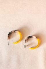 Sunset Glow Gradient Hoop Earrings