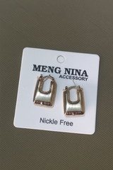 Gold Geometric Mini Hoop Earrings