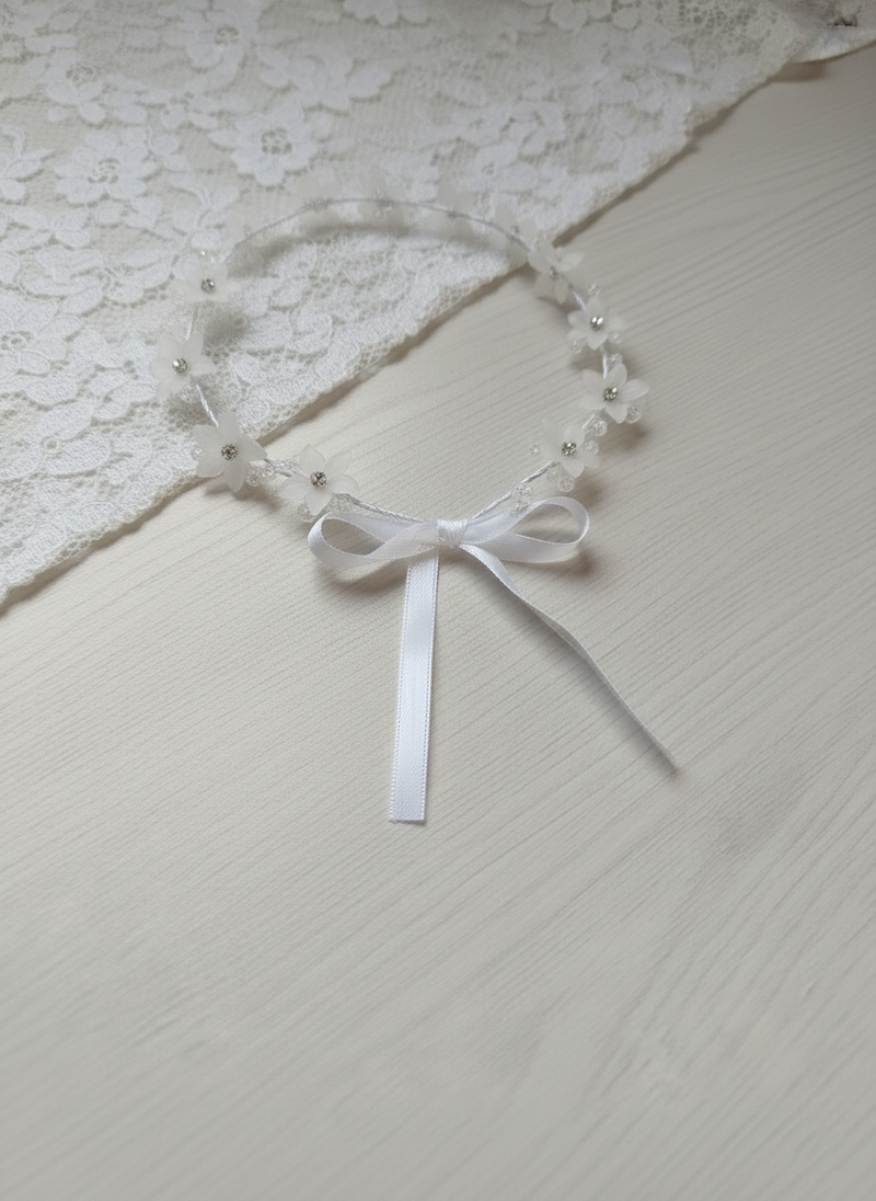 Nalvion Floral Headbands (White, Gold, Multicolor)