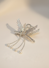 🦋 Nalvion Butterfly Pearl Tassel Hair Clip