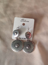 Vintage Tribal Silver Drop Earrings – Silver 925 Hook