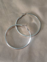 Classic Silver Hoop Earrings