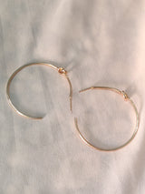 Classic Thin Gold Hoop Earrings