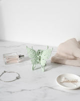 Nalvion Mint Green Matte Butterfly Hair Claw Clip – Strong Grip | Korean Aesthetic | Premium Quality