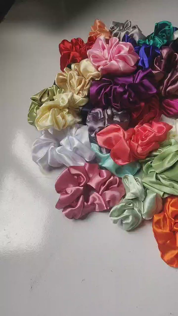 Satin Luxe Scrunchie – Multi Color