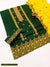 3-Piece Women’s Unstitched Cotton Embroidered Suit – Green & Yellow | Summer Collection