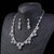 Rhinestone Bridal Jewelry Set – 3-Piece Crown, Necklace & Earrings | Korean Handmade Crystal Design