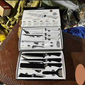 6 Pcs Premium Kitchen Knife Set – Chef Edition