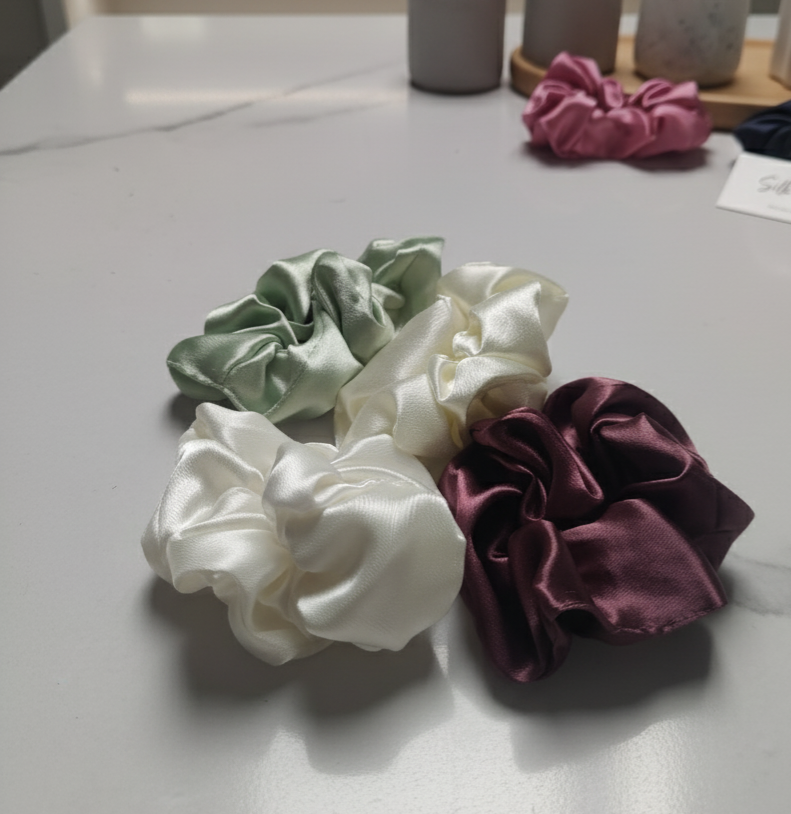 Satin Luxe Scrunchie – Multi Color